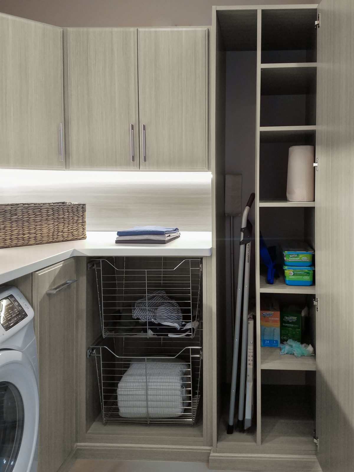 Laundry Room Storage & Solutions Inspired Closets Custom